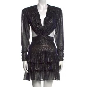 New Arrivals Elegant Black Ruffled Dress